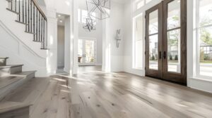 Hardwood flooring installation